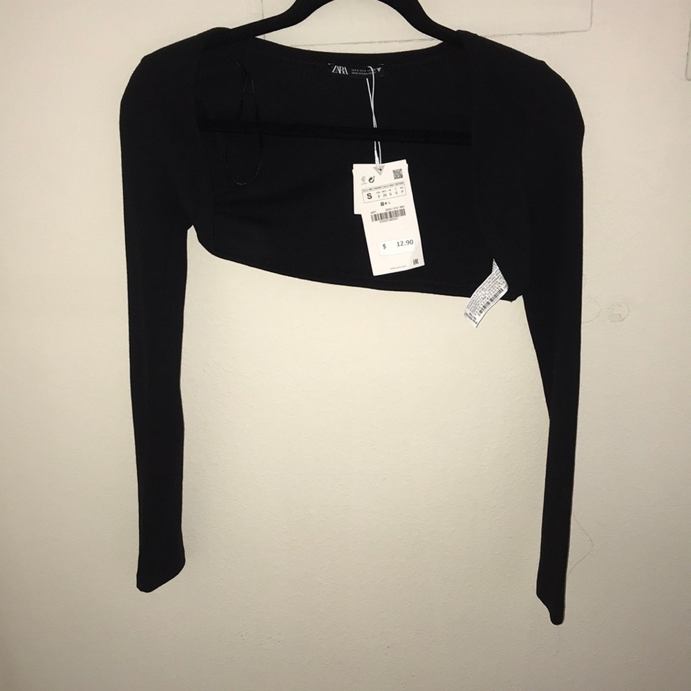 NWT ZARA black top size S